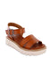 MIA Jovie Platform Sandals for Women in Cognac