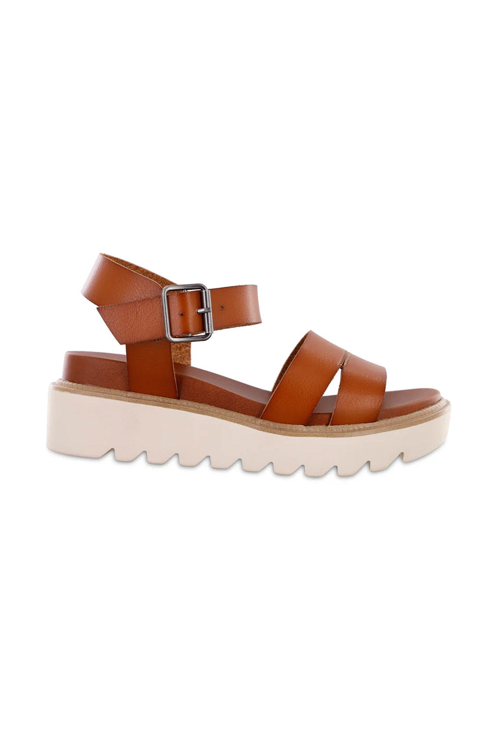 MIA Jovie Platform Sandals for Women in Cognac