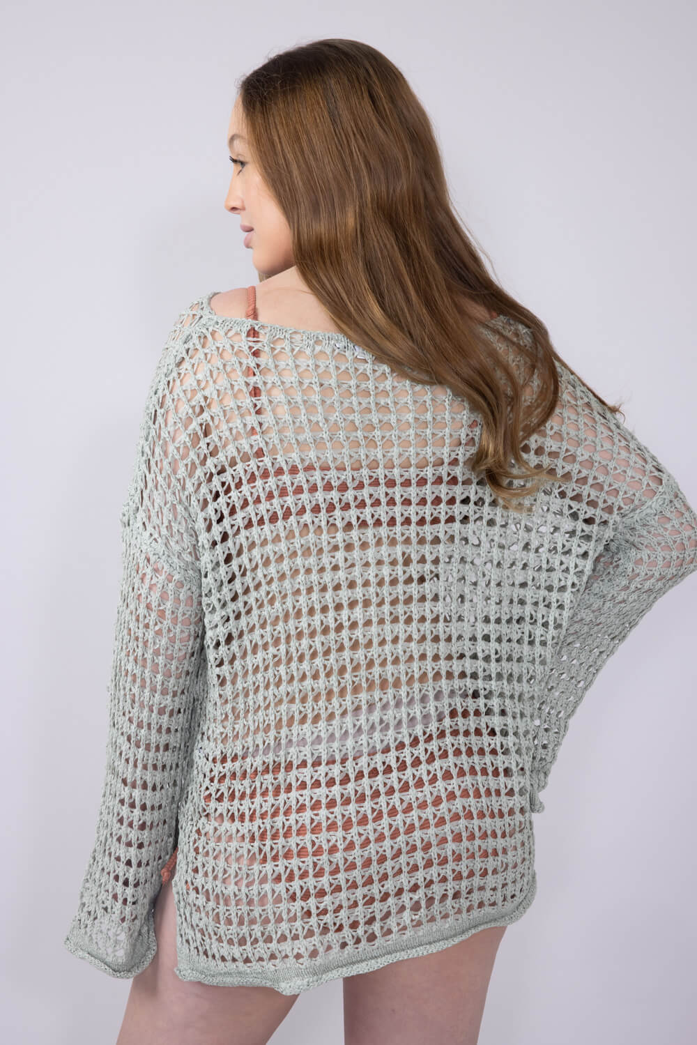 Miracle Crochet Sweater for Women in Sage