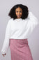 Miracle Synch Waist Textured Lightweight Sweater for Women in White