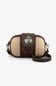 Tooled Concho Small Crossbody Bag for Women in Coffee 