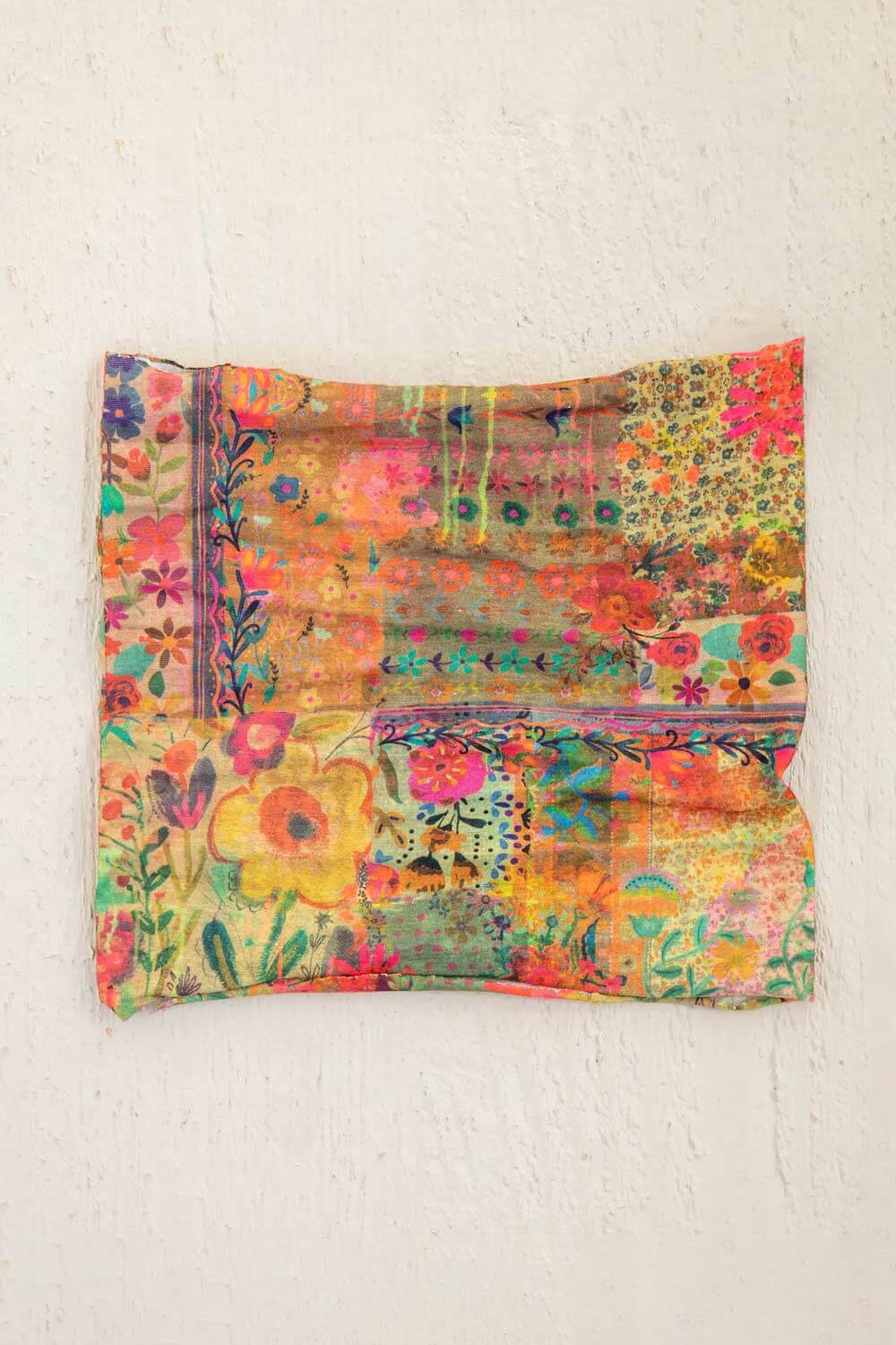 Natural Life Half Boho Bandeau Headband in Pink Patchwork