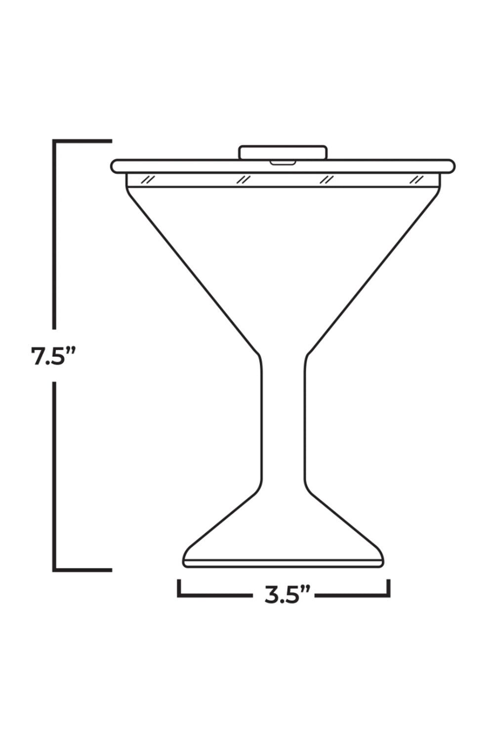 ORCA Tini 13 oz Insulated Stainless Steel Glass