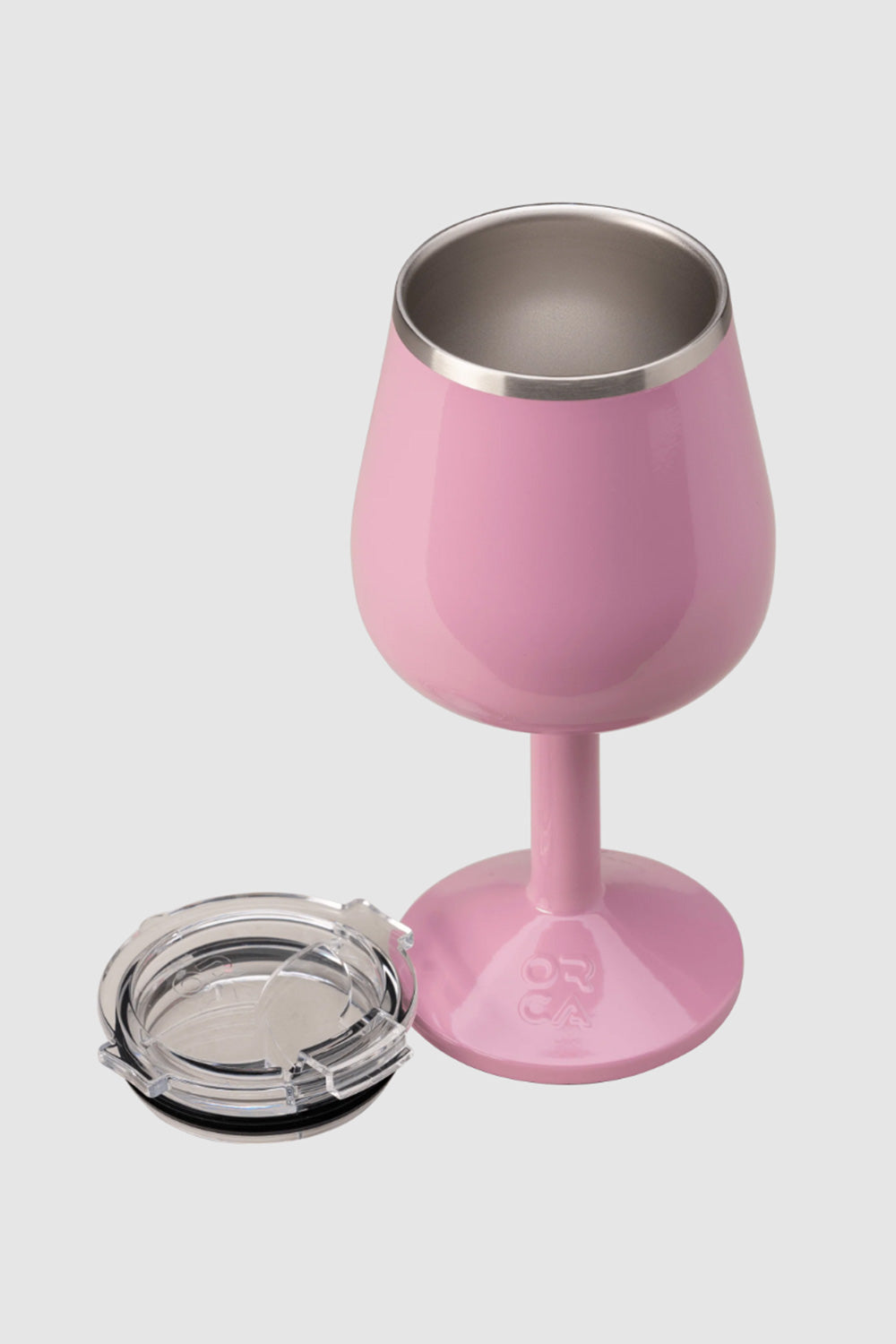 ORCA Vino 15OZ Insulated Wine Glass in Rose