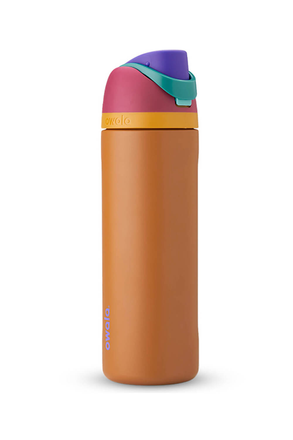 Owala FreeSip 24oz Stainless Steel Water Bottle in Gemstone Orange