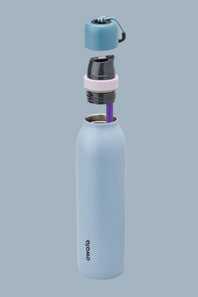 Owala FreeSip Twist 24oz Stainless Steel Water Bottle in Honest Blue