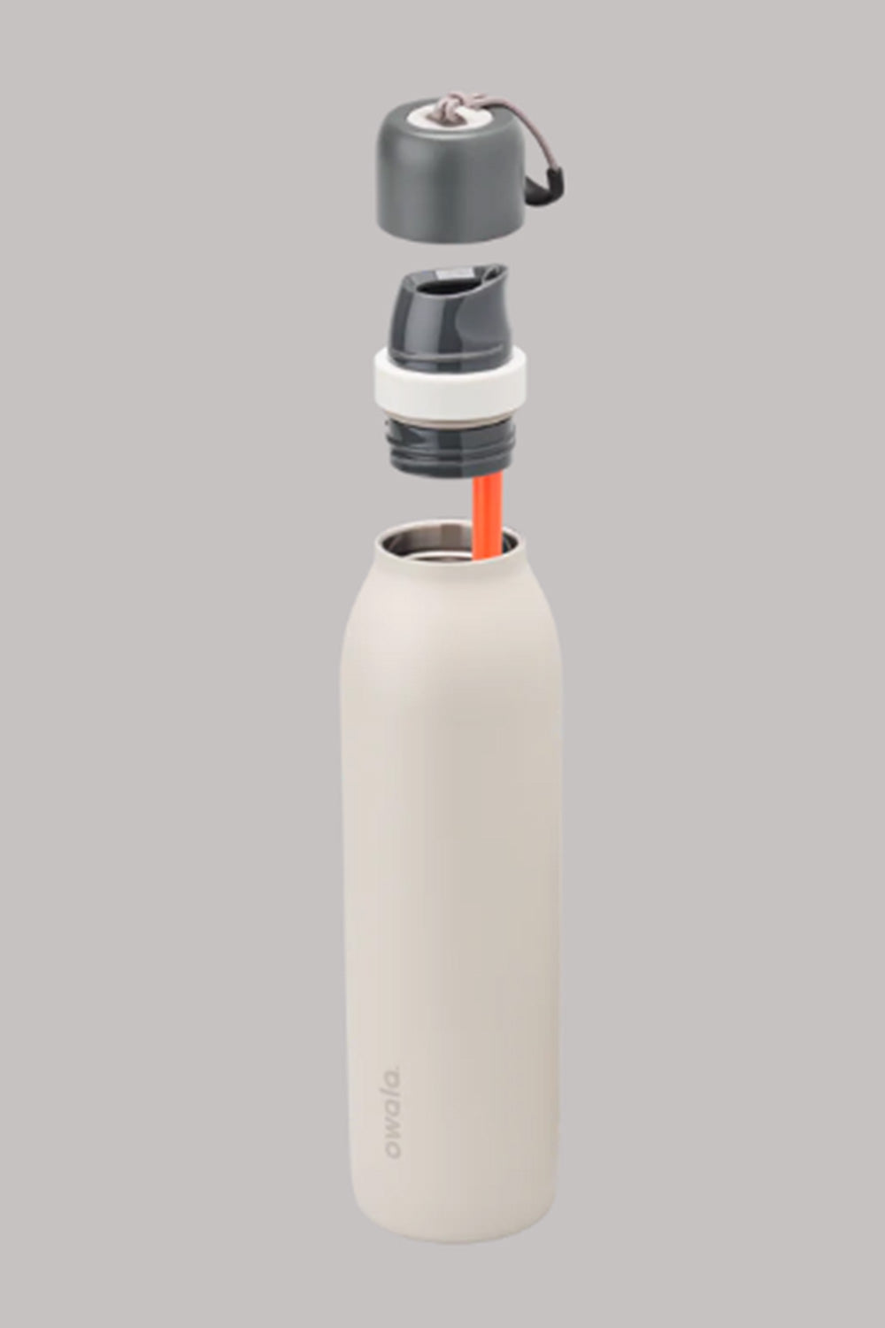 Owala FreeSip Twist 24oz Stainless Steel Water Bottle in Considerate Grey