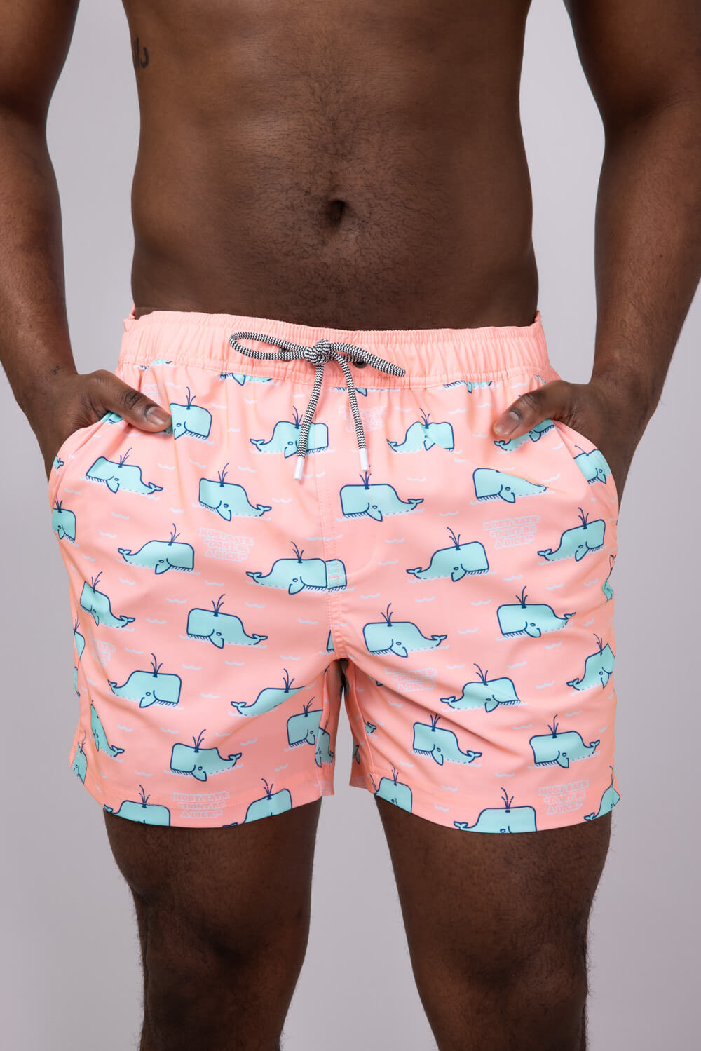 Party Pants Moby 2.0 Swim Shorts for Men in Pink