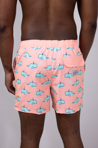 Party Pants Moby 2.0 Swim Shorts for Men in Pink