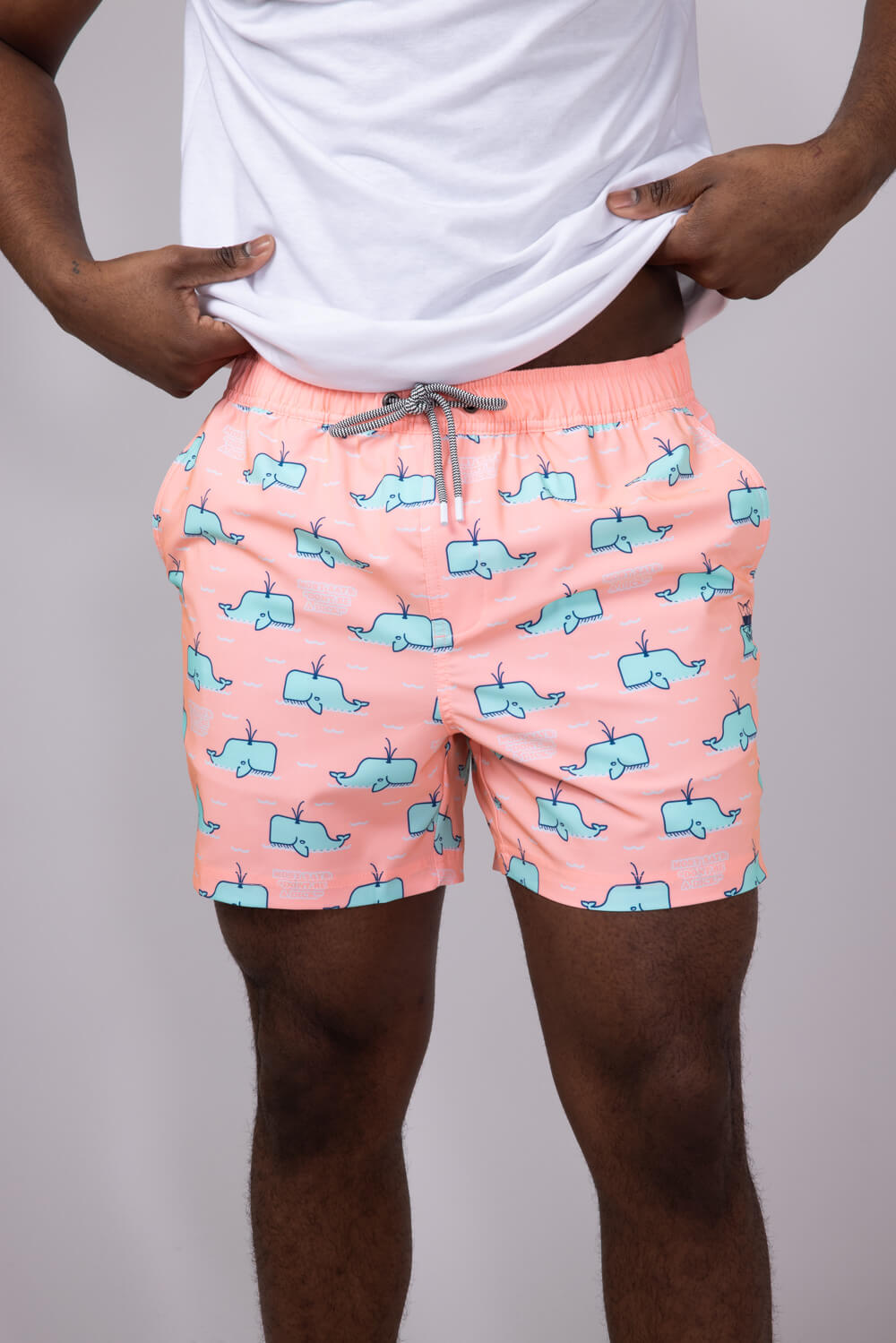 Party Pants Moby 2.0 Swim Shorts for Men in Pink