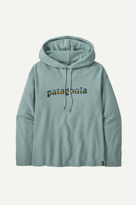 Patagonia Women’s ’73 Lightweight Wildrise Logo Hoodie in Thermal Blue
