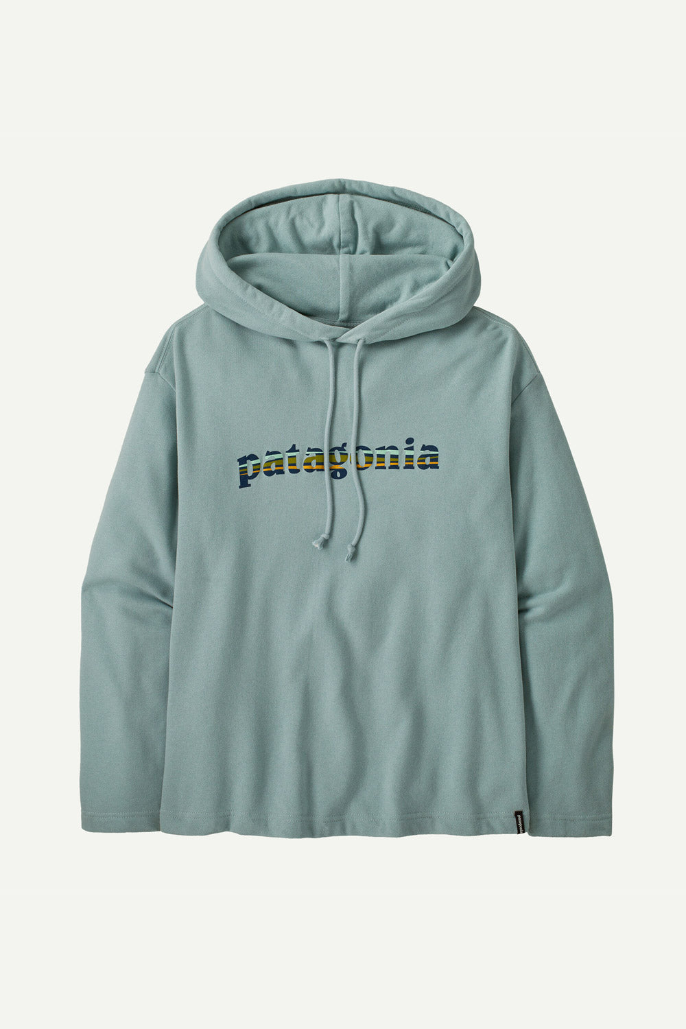 Patagonia Women’s ’73 Lightweight Wildrise Logo Hoodie in Thermal Blue