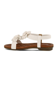 Patrizia Nectarine Floral Sandals for Women in White