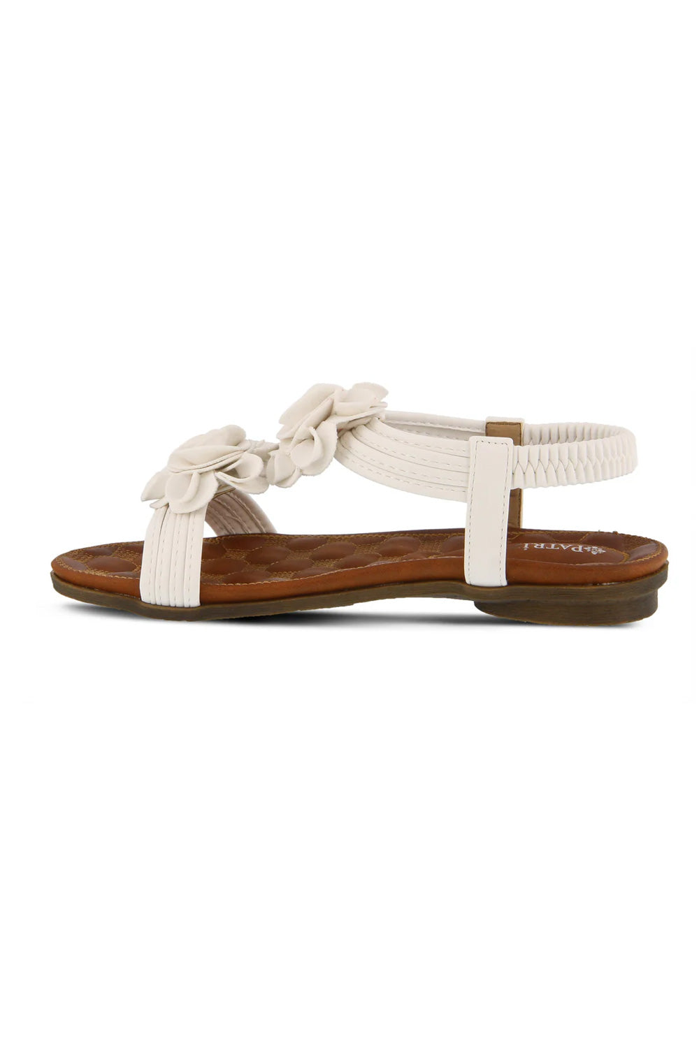 Patrizia Nectarine Floral Sandals for Women in White
