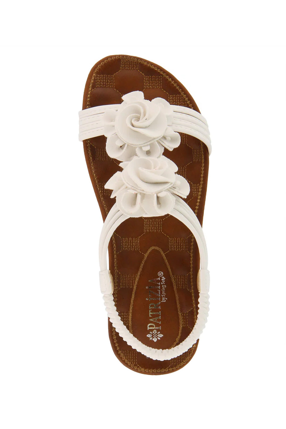Patrizia Nectarine Floral Sandals for Women in White