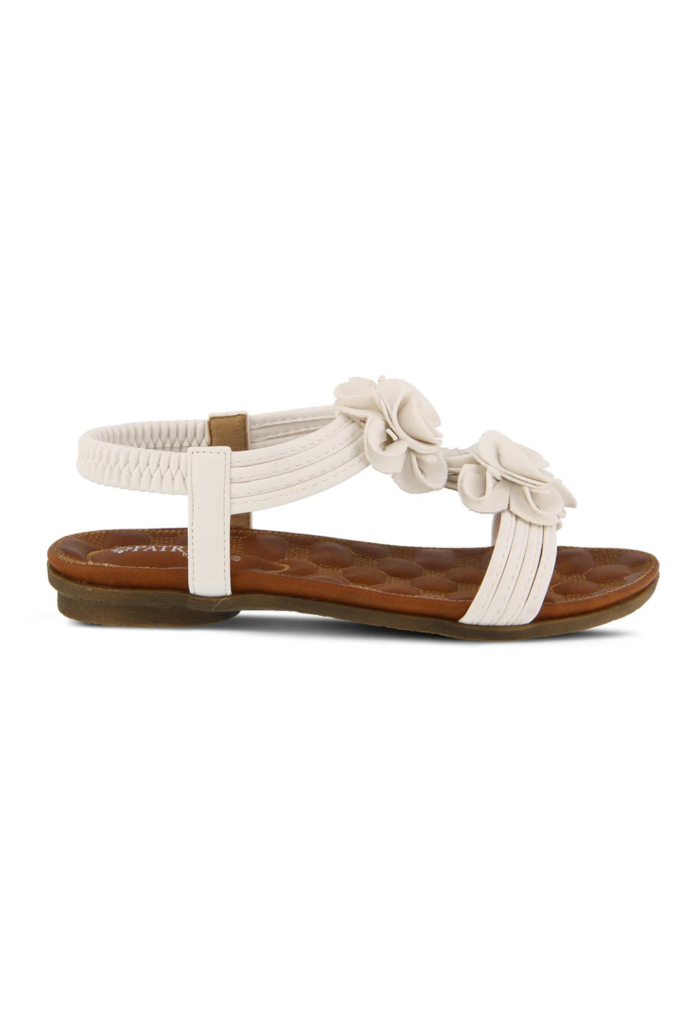 Patrizia Nectarine Floral Sandals for Women in White