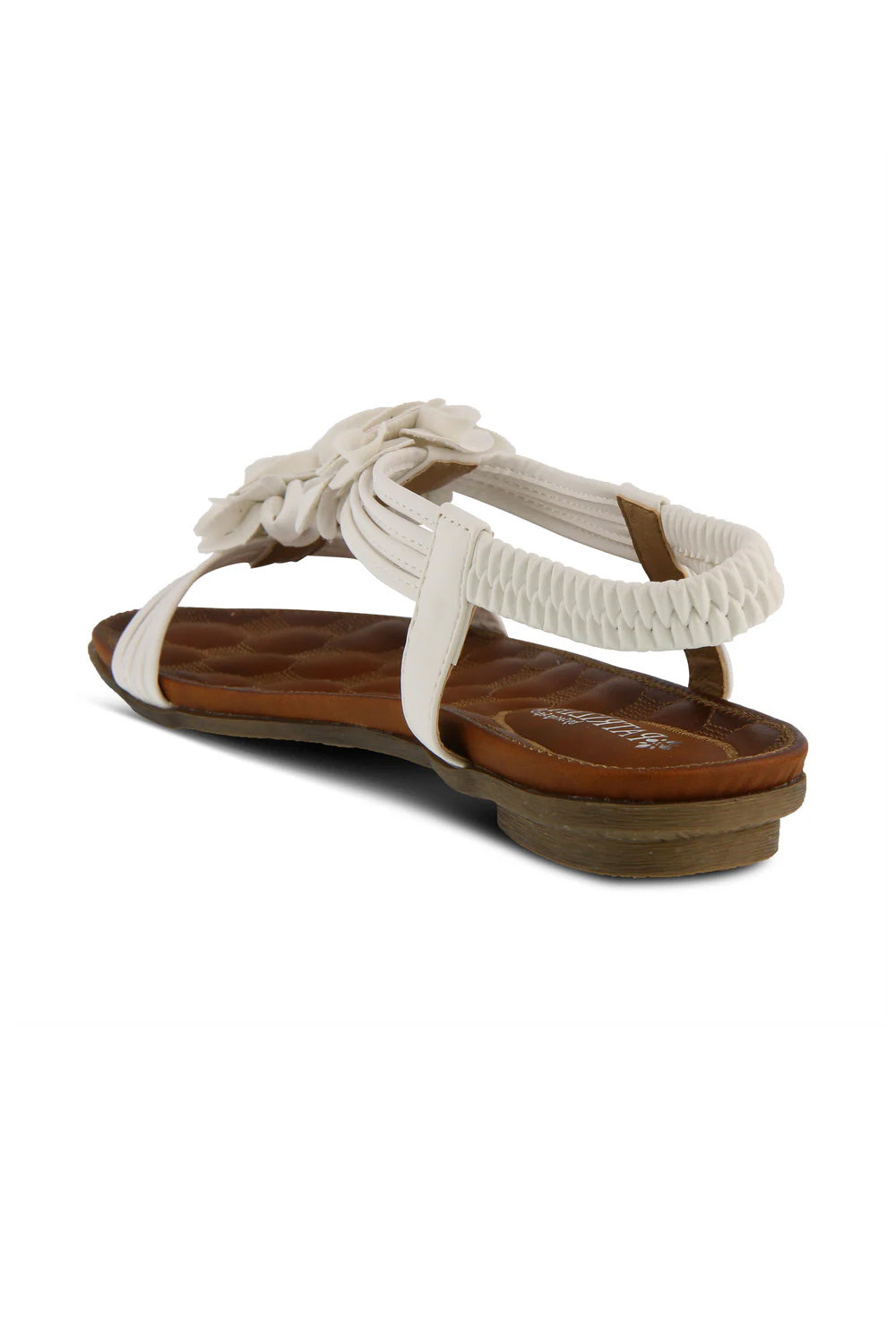 Patrizia Nectarine Floral Sandals for Women in White