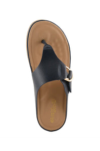 Patrizia Rozeta Thong Slide Sandals for Women in Black | ROZETA-BLACK