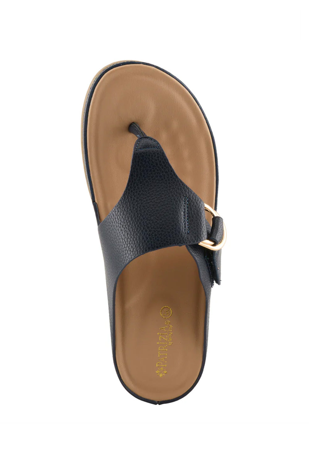 Patrizia Rozeta Thong Slide Sandals for Women in Black | ROZETA-BLACK