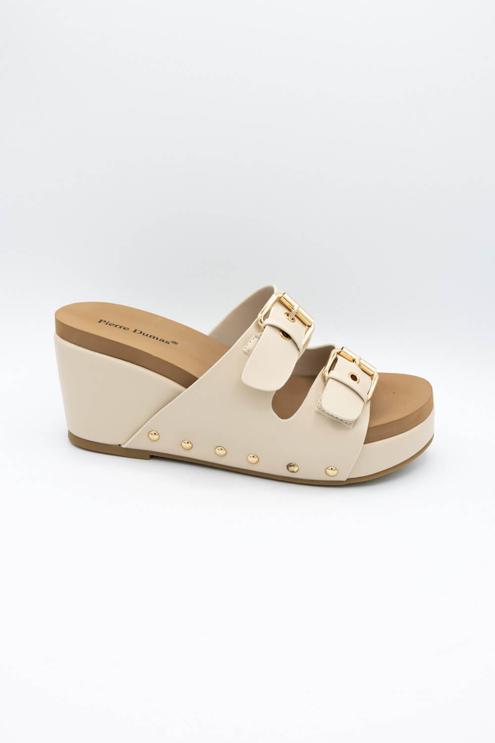 Pierre Dumas Vivian Wedge Heels for Women in Nude