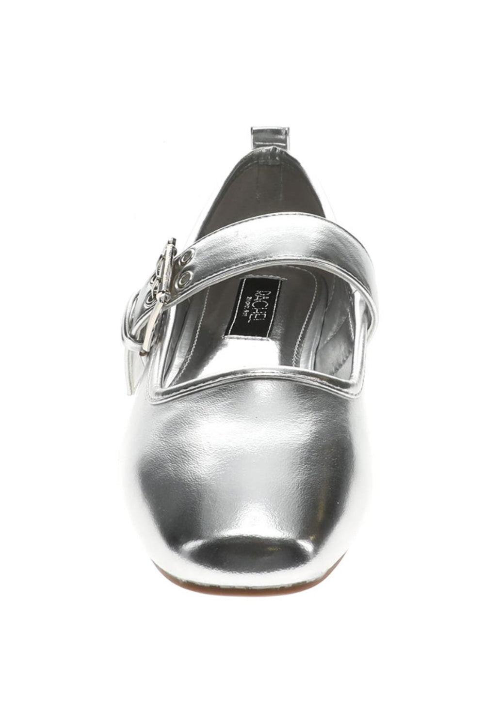 Rachel Roy Razzle Buckle Flats for Women in Silver