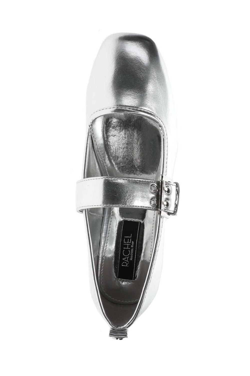 Rachel Roy Razzle Buckle Flats for Women in Silver