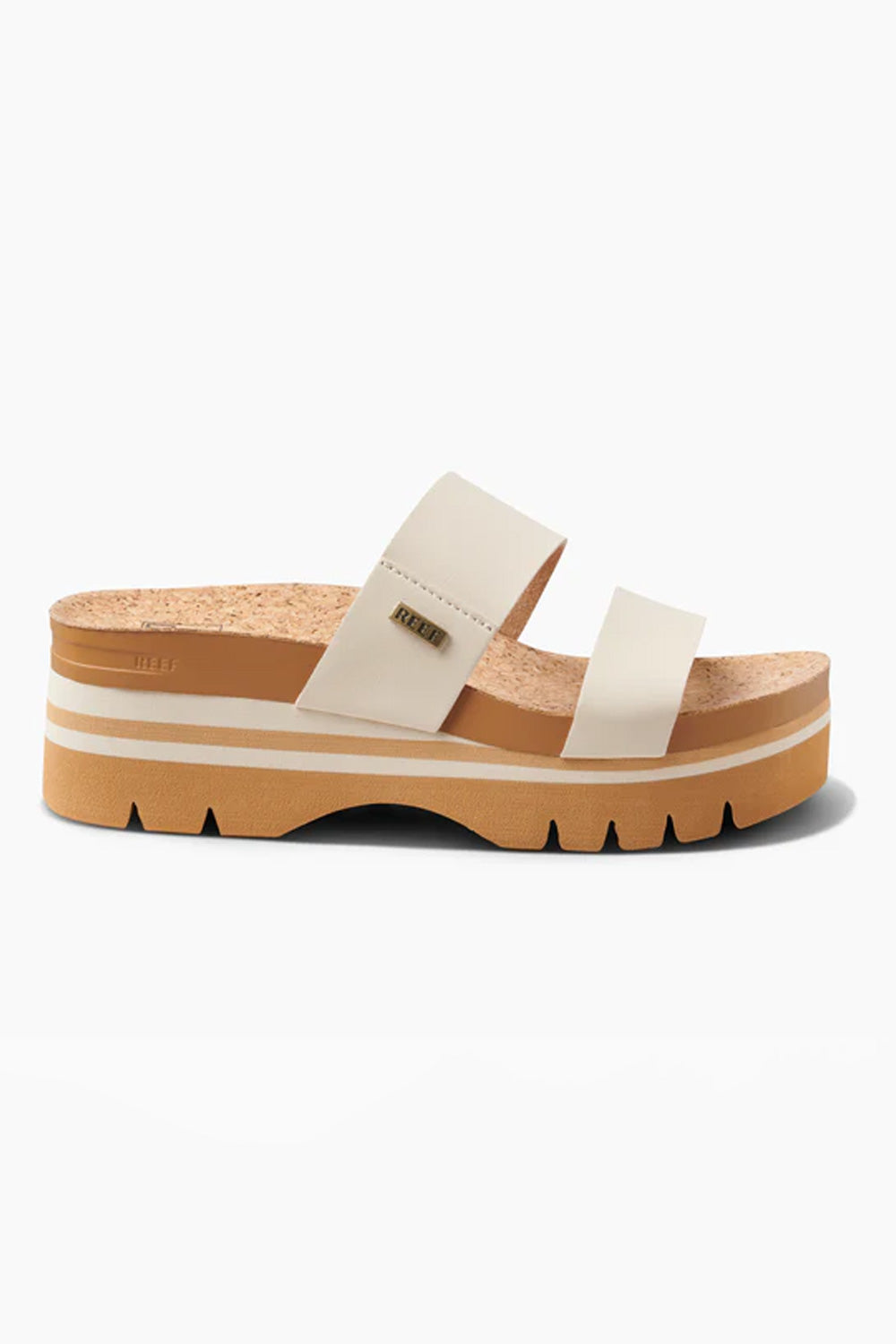 Reef Shoes Cushion Vista Higher Sandals for Women in Vintage Tan