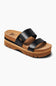 Reef Shoes Cushion Vista Higher Sandals for Women in Black