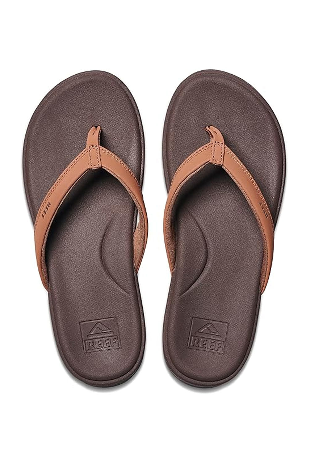 Reef Cushion Cloud Flip Flops for Women in Espresso