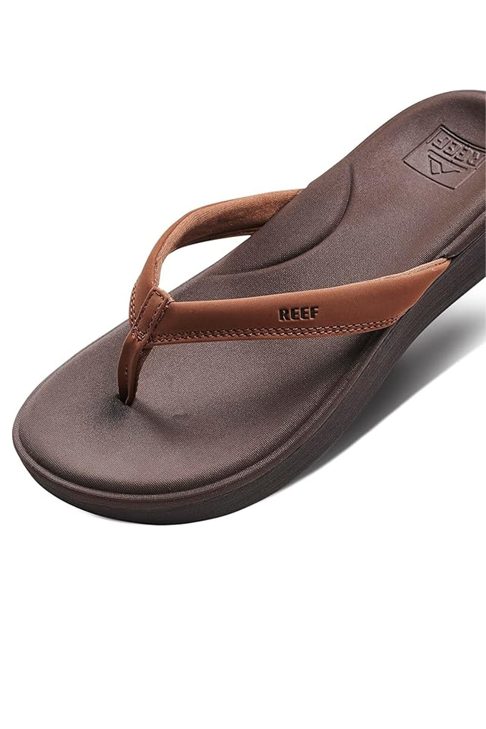 Reef Cushion Cloud Flip Flops for Women in Espresso