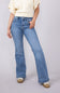 Risen Jeans Mid Rise Flare Jeans for Women