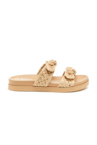 Rocket Dog Silas Raffia Slide for Women in Natural