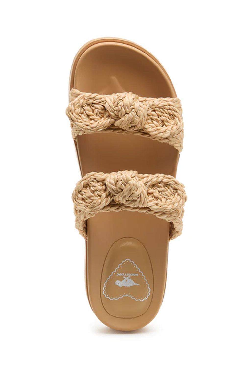 Rocket Dog Silas Raffia Slide for Women in Natural