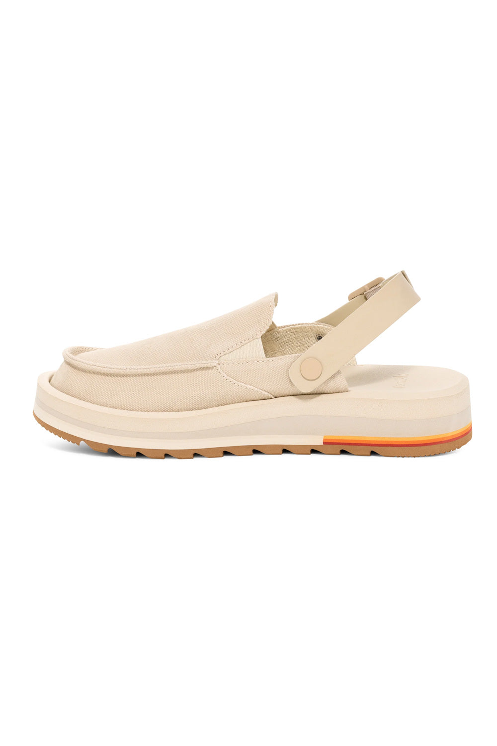 Sanuk Donna Mesa Mules for Women in Brown Rice