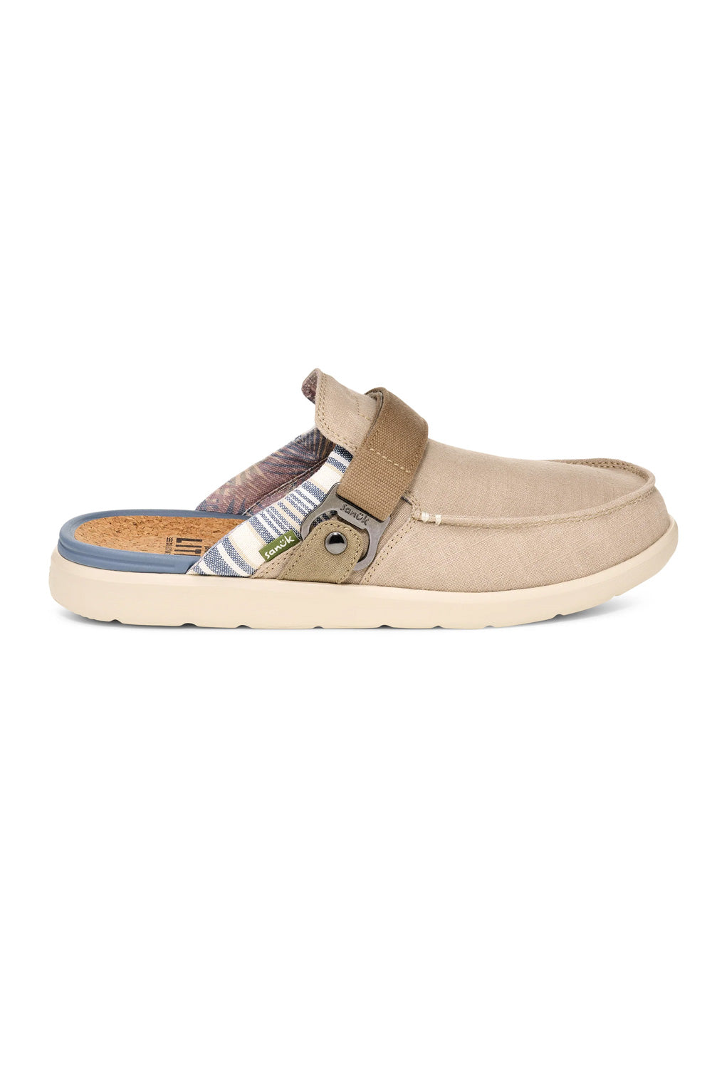 Sanuk Happy Hour Lite Resort Mule for Men in Taupe