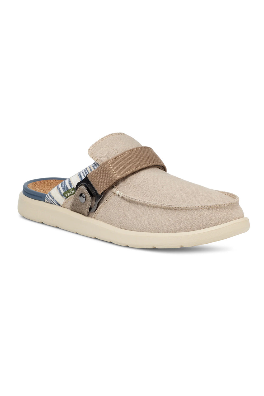 Sanuk Happy Hour Lite Resort Mule for Men in Taupe