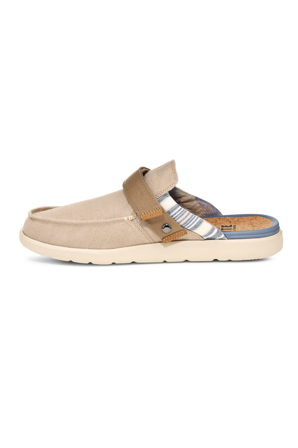 Sanuk Happy Hour Lite Resort Mule for Men in Taupe