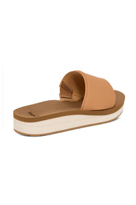 Sanuk Highland Slides for Women in Tan