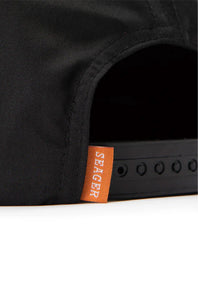 Seager Bradley Snapback Hat for Men in Black