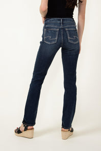 Silver Jeans Suki Mid Rise Straight Jeans for Women