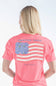 Simply Southern American Honey T-Shirt for Women in Pink