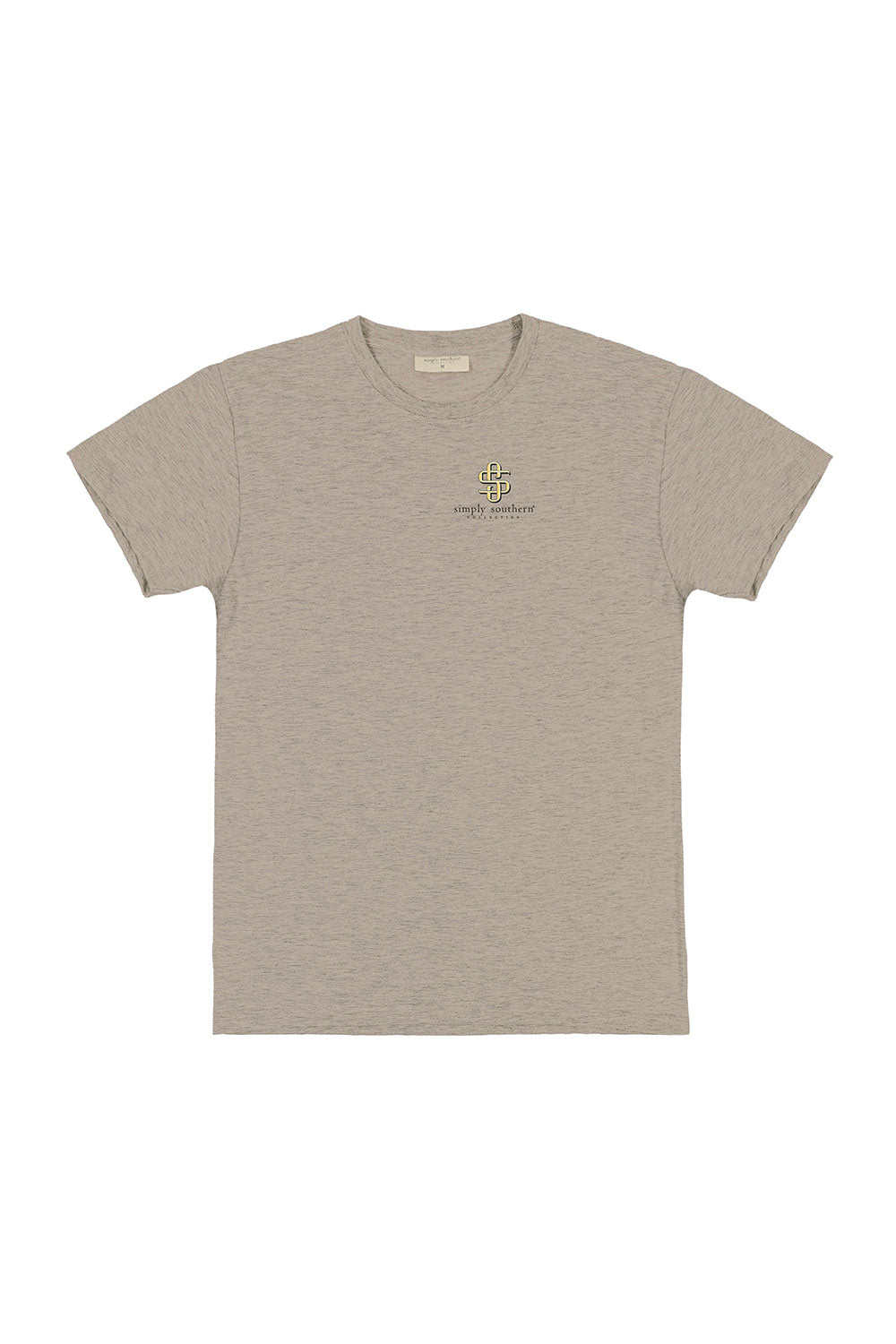 Simply Southern Plus Size Attitude T-Shirt for Women in Oat Heather