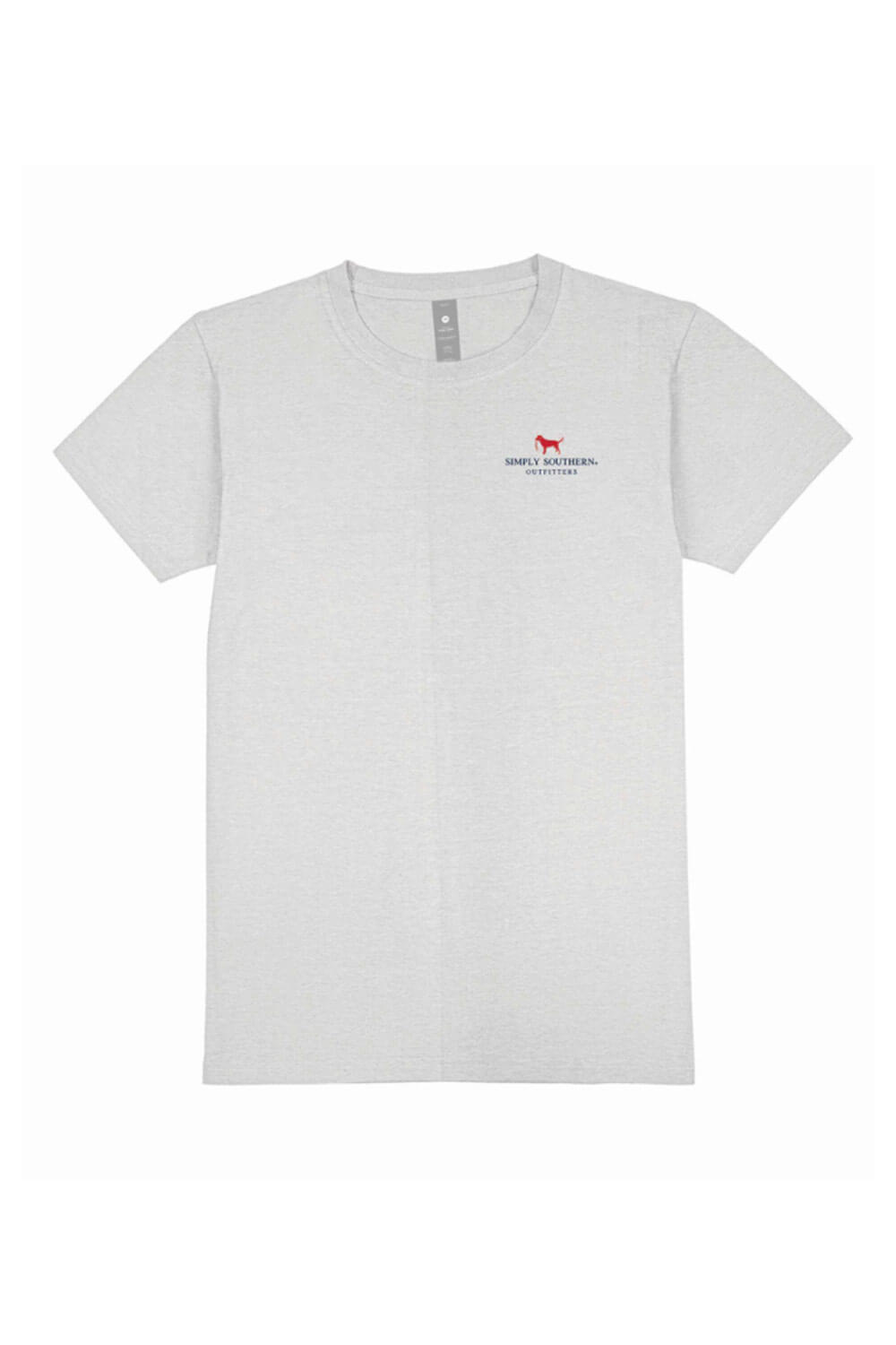 Mens Simply Southern Shirts Bass T-Shirt for Men in Grey
