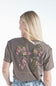 Simply Southern Camo Bow T-Shirt for Women in Desert Heather