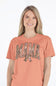 Simply Southern Camo Mama T-Shirt for Women in Peach