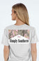 Simply Southern Pink Camo Pack T-Shirt for Women in Star Grey