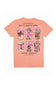 Simply Southern Plus Size Coffee Cups T-Shirt for Women in Peach