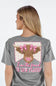 Simply Southern Friend In Low Places T-Shirt for Women in Heather Grey