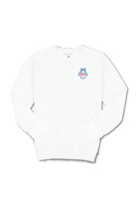 Simply Southern American Belle Fleece Sweatshirt for Women in White