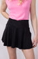 Womens Simply Southern Crossed Waistband Skort for Women in Black